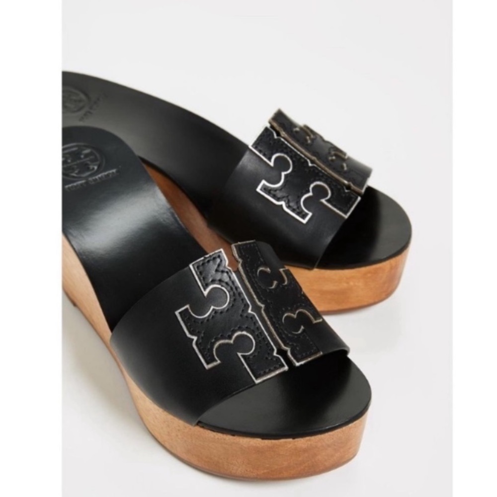 Tory Burch Black Slide Sandals